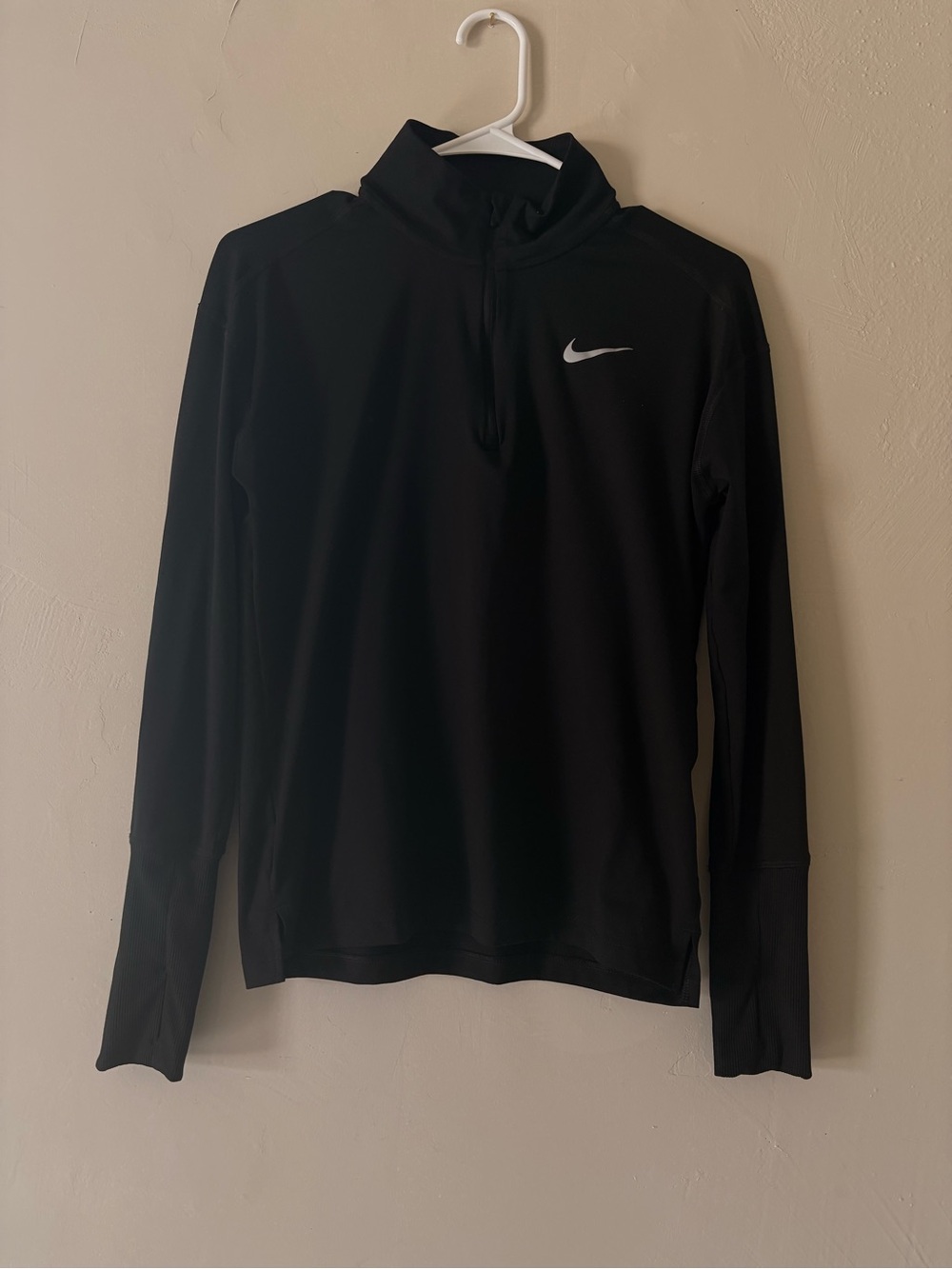 Nike black quarter zip pullover XS